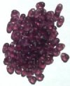 4x6mm Transparent Matte Drop Beads
